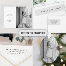 Minimal Elegant Happy Holidays