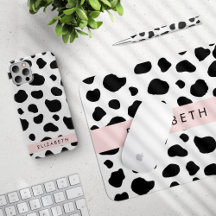 Black Cow, Pink - Home Decor Collection