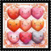 Heartful Kids Valentine's Sticker & Button Set 💌