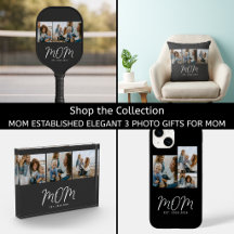 Mom Established Elegant 3 Photo Gifts for Mom