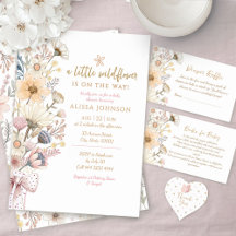 Little Wildflower Baby Shower Collection