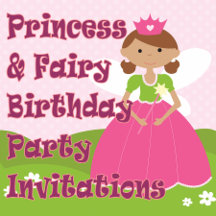 Princess and Fairy Birthday Party Invitations