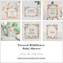 Pressed Wildflower Baby Shower