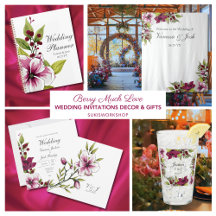 Berry Much Love Wedding Invitations Decor & Gifts