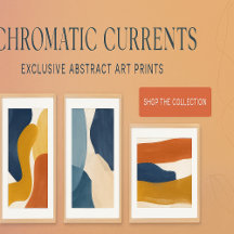 Chromatic Currents: Exclusive Abstract Art Prints