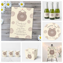 We can Bearly Wait Beary Cute Baby Shower