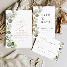 ELEGANT EUCALYPTUS WEDDING COLLECTION
