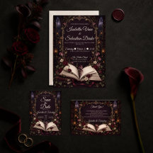 Gothic Book Lover Wedding
