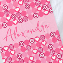 Cute Pink Heart Flower Valentines Day Gifts