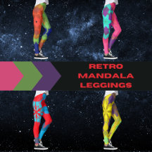 Retro Mandala Leggings