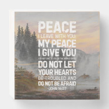 Bible Verse / Scripture Wooden Box Signs