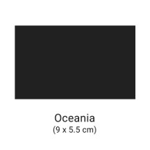 Cartão de visita tamanho Oceania personalizável