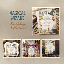 Magical Wizard Witch Spooky Halloween Birthday 