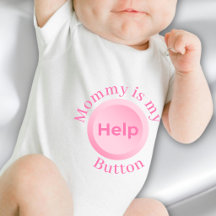 Funny Minimalist Mommy & Me Cute Baby Shower Gifts