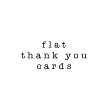 Flat Thank You Cards By Metro-Events