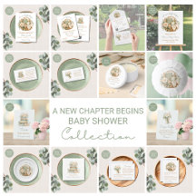 A New Chapter Begins Baby Shower