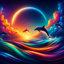 "Sea Mammal Majesty" Shower Curtain Collection