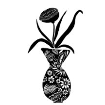 Wedding floral block print