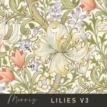 William Morris Golden Lilies Pattern V3