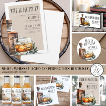 Aged To Perfection Whiskey 50th Birthday Party