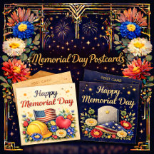 Memorial Day Postcards Collection