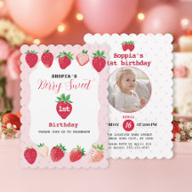 Berry Sweet 1st Birthday Collecton