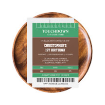 Boys Football Sports 1st Birthday Collection