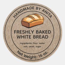 Baked Goods Baking Labels