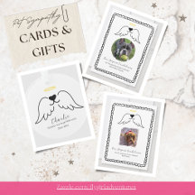 Personalized Pet Memorial Sympathy Dog Photo 