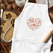 Thankful Seasonal Fall Heart Graphic