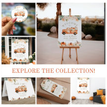 Pumpkin Modern Fall Baby Shower