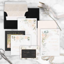 Pearl Blush Floral Elegance Wedding Suite