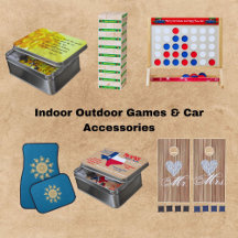 INDOOR OUTDOOR GAMES, AND CAR ACCESSORIES