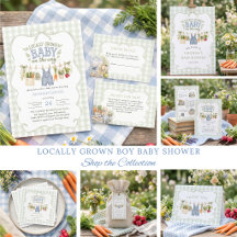 Locally Grown Boy Baby Shower