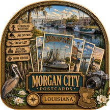 Morgan City Louisiana Postcards/Gifts