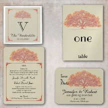 Fall Oak Tree Wedding