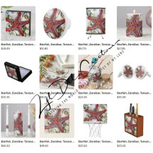 Gifts with starfish, Zanzibar design