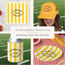 Gameday Tailgate Club Yellow Football Team