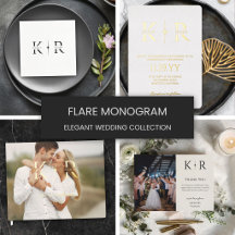 Elegant Flare Monogram Wedding