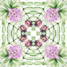 Lady Bugs and Lilacs