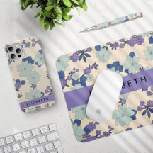 Blue and Purple Flowers - Home Decor Collection