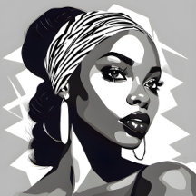 Portrait of a black Women