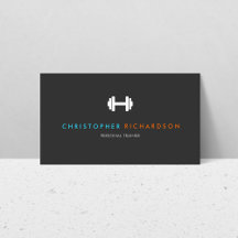 Personal Trainer and Fitness Business Cards