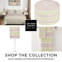 Dorm Decor   Modern Blush Pink Soft Green Stripes