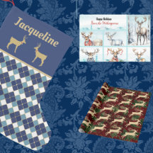 Reindeer Christmas Patterns