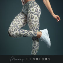 Floral Pattern Leggings by William Morris