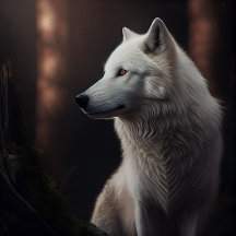 Cartes Postales  White Wolf