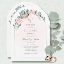 Blush Pink Floral Sage Eucalyptus Wedding Suite*