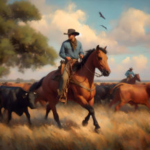 Dakota Inspired Cowboy and Cowgirl