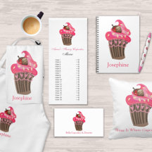 Whimsy Pink Cupcake Business Essentials